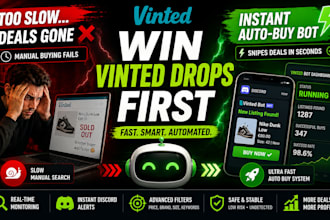 deploy vinted bot, vinted monitor bot, discord vinted bot scalping, scraping bot
