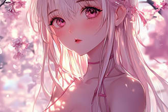do a awesome anime fanart vtuber character