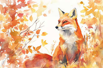 do a watercolor illustration
