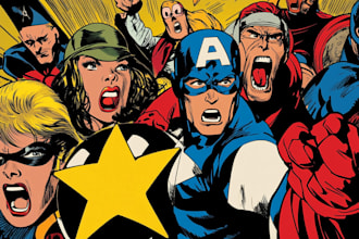 draw special comic illustration or graphic novel