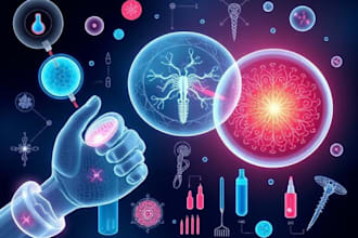 do medical diagram and scientific image illustration