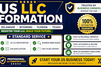 form your delaware, wyoming, florida or texas US llc with ein