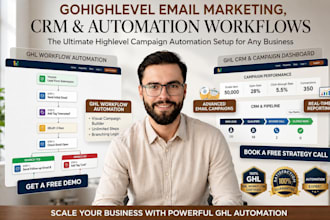 setup gohighlevel email marketing ghl crm automation highlevel workflow campaign