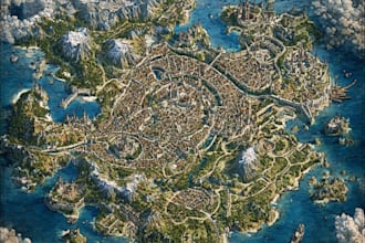 make you an amazing fantasy, rpg, dnd or dungeon battle map