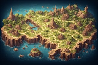 create a fantasy map for you