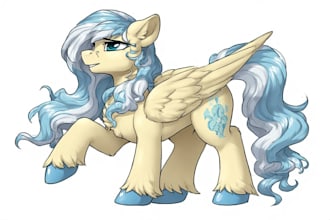 create high quality pony character illustration