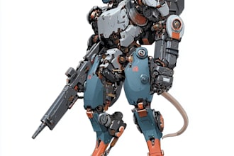 make custom robot mecha art