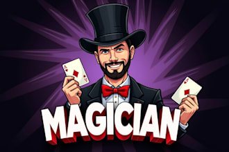 make eye catching magician esport mascot logo just in 12 hours