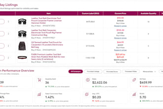 manage and optimize ebay PPC promoted listings ads