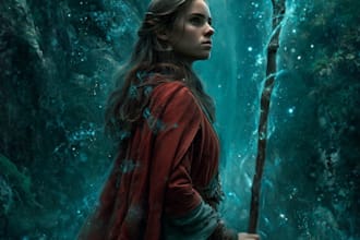 do fantasy book cover design, thriller book cover