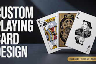 design a custom playing card that looks like it belongs in a premium deck