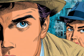 comic book illustration with comic book illustrator