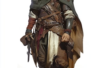 fantasy dnd character illustration