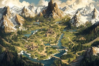 do fantasy map design