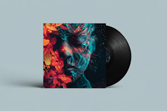 design album cover or single cover art