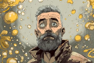 create epic superhero comic art and character concepts