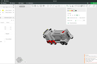 design 3d model,repair,paint,slice stl to 3mf for bambu lab multicolour printing