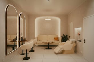 make a 3d visualisation of interior