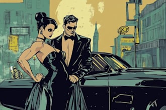 comic book illustration with comic book illustrator