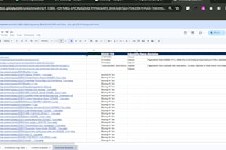 do screaming frog SEO audit report and website analysis
