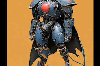 create your mecha robot art