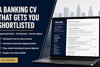 craft your investment banking CV or cover letter