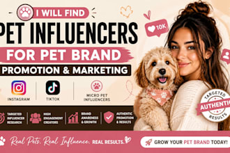 find pet influencers for pet brands promotion and marketing