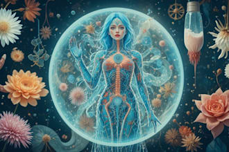 create medical and scientific illustrations