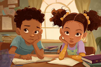child book illustration, picture book illustration