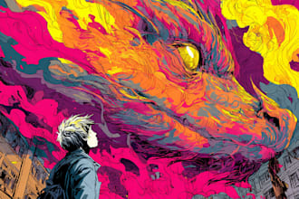 comic book illustration with comic book illustrator