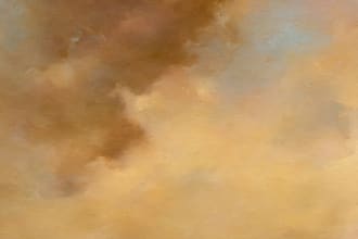 paint a real oil painting on canvas