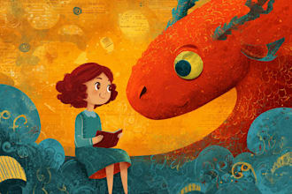 illustrate children story book illustration, story book