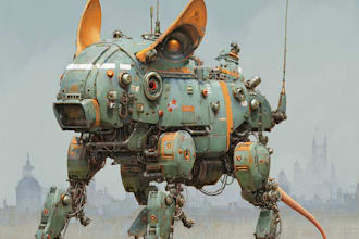 make custom robot mecha art