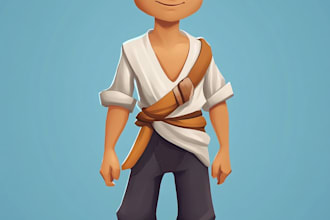 design 2d game character