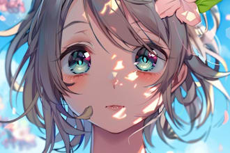 any character in anime style