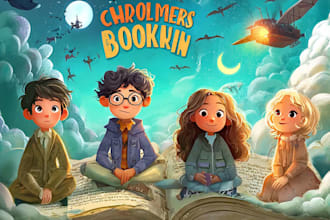 design cute children book covers and storybook art