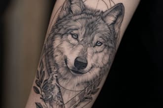 create custom hand tattoo illustration