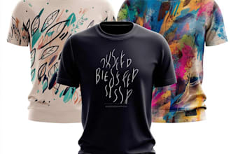 design custom typography tshirt illustration