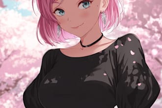 do a anime character