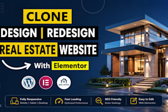 duplicate copy clone wordpress website, real estate website copy clone website