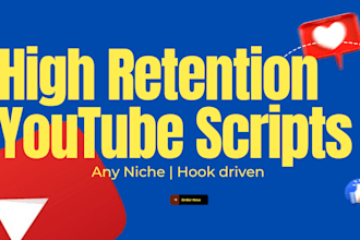 be your mystery youtube scriptwriter and researcher