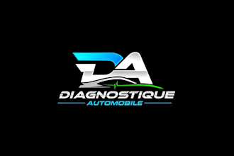 design modern automotive logo for car garage, auto repair or moto brand
