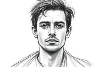do awesome sketch a rough charcoal pencil portrait drawing for you