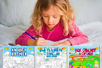 draw children book illustrations and storybook character