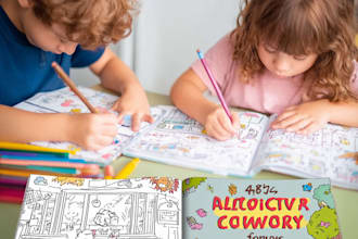 draw children book illustrations and storybook art
