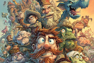 design cute children book covers and storybook art