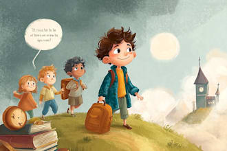 illustrate childrens picture book for self publishing