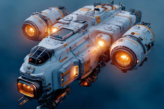design spaceships and sci fi vehicles