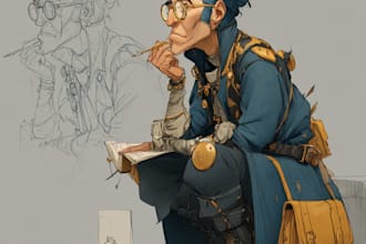 design unique concept art for your worldbuilding