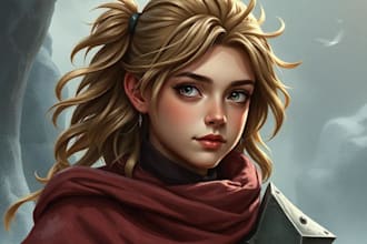 illustrate a fabulous concept dnd character art